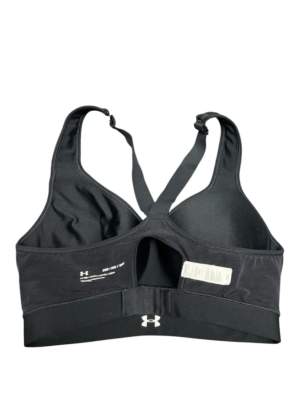 Under Armour Black High Impact Sports Bra Size 36D Womens